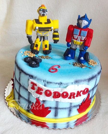 transformers :-), torta, Rozprávkové torty, likerik, 1
