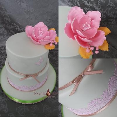 Jemná narodeninová, torta, Narodeninové torty Jemná narodeninová, torta, Narodeninové torty, Tortolandia.sk, 2
