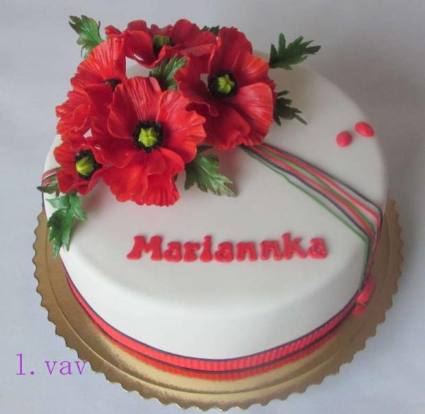 Dive maky  pre maminku, torta, Narodeninové torty, l.vav, 1