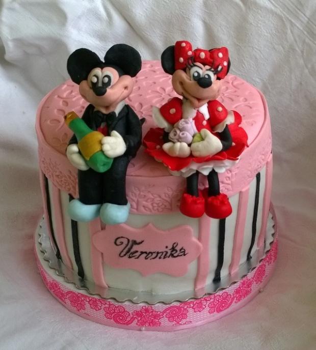 S myškami Mickey a Minnie..., torta, Rozprávkové torty S myškami Mickey a Minnie..., torta, Rozprávkové torty, Mariolka, 1