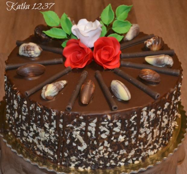 čokoládová k 50tke, torta, Čokoládové torty čokoládová k 50tke, torta, Čokoládové torty, katka1237, 1