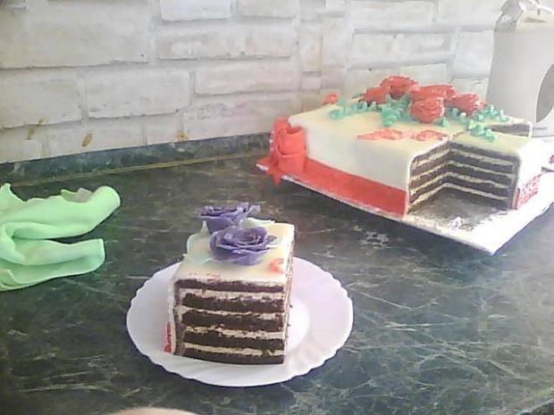 Torta s ruzami, torta, Narodeninové torty, kristinkus, 3