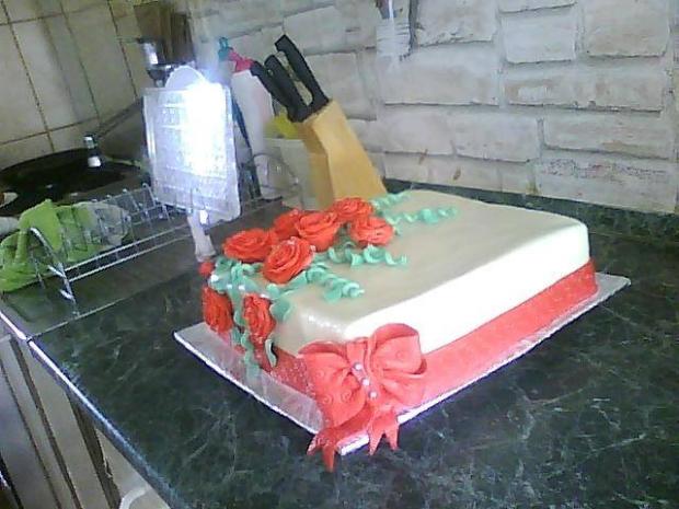 Torta s ruzami, torta, Narodeninové torty, kristinkus, 2
