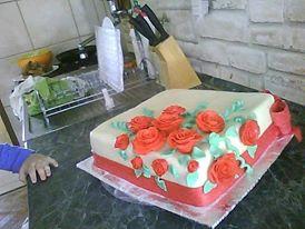 Torta s ruzami, torta, Narodeninové torty, kristinkus, 1