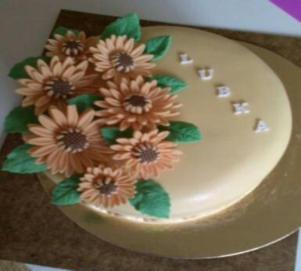 s gerberami, torta, Narodeninové torty, malaevka, 1