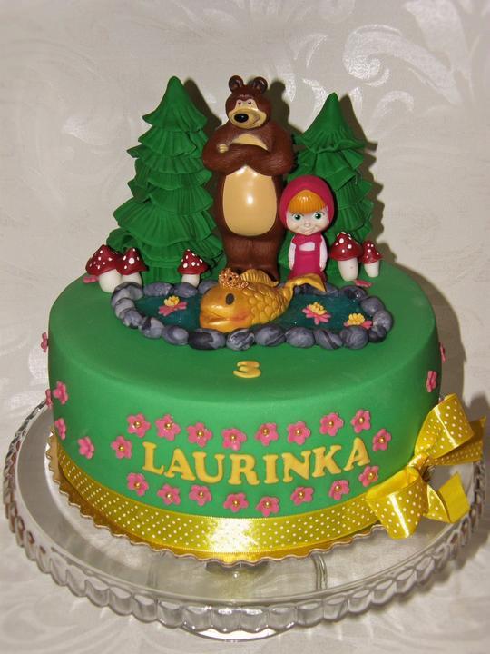 Máša a Miško, torta, Rozprávkové torty, selinnka, 1