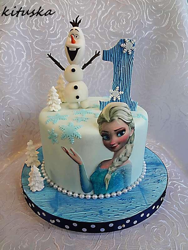 FROZEN, torta, Rozprávkové torty, kituska, 1
