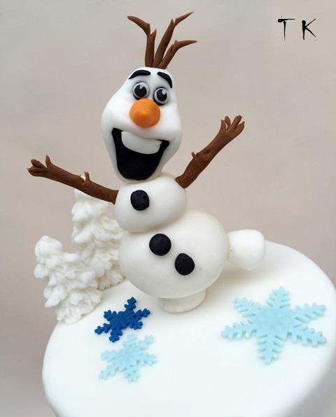 Olaf, torta, Rozprávkové torty, TORTY Klaudia, 1