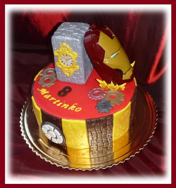 Iron Man, torta, Ostané torty pre deti Iron Man, torta, Ostané torty pre deti, Evita76, 1