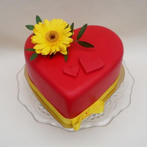 srdiečko , torta, Narodeninové torty, TORTY Klaudia, 1