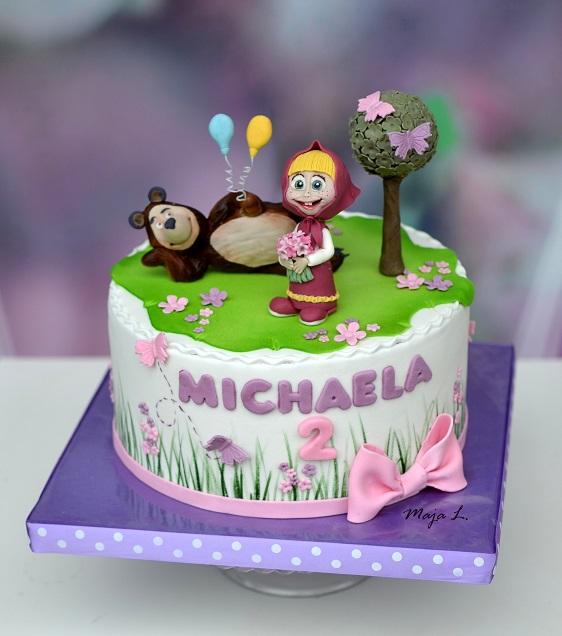 Máša a medveď, torta, Rozprávkové torty, mayaL30, 1