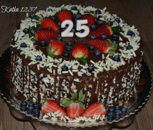 čokoládová k 25.narodeninám, torta, Čokoládové torty, katka1237, 1