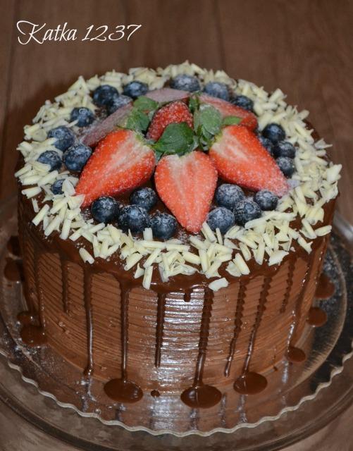 čokoládový darček , torta, Čokoládové torty, katka1237, 1