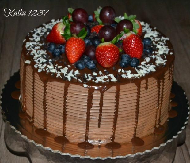 čokoládovo ovocná , torta, Čokoládové torty, katka1237, 1