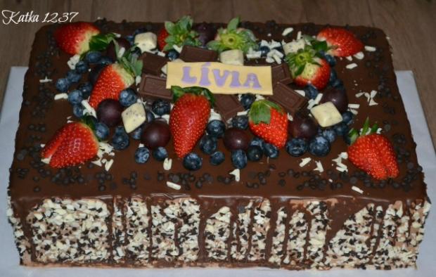 čokoládovo ovocná, torta, Čokoládové torty, katka1237, 1
