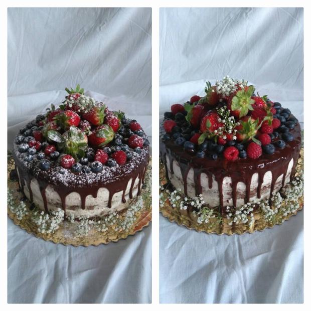 Red velvet s ovocim, torta, Čokoládové torty Red velvet s ovocim, torta, Čokoládové torty, Blacksun, 1