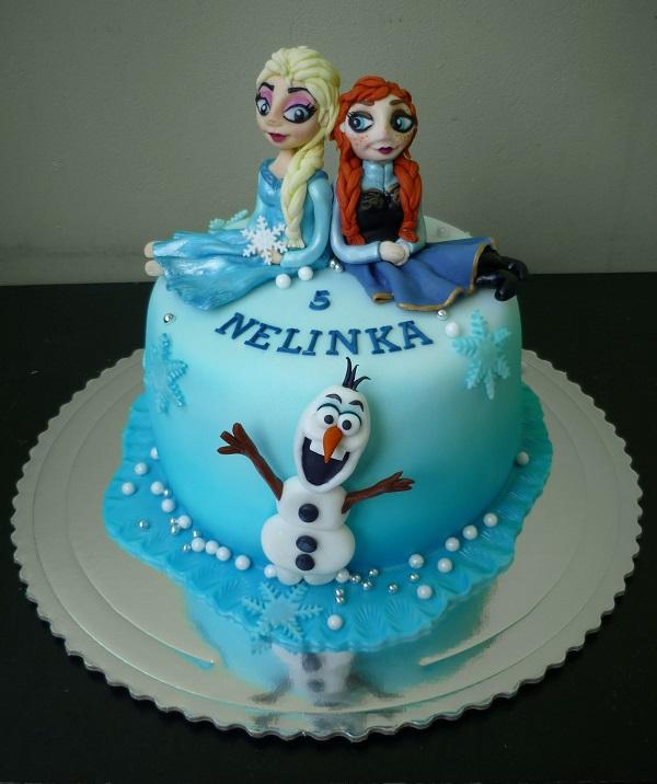 Frozen, torta, Rozprávkové torty, Danielita13, 1