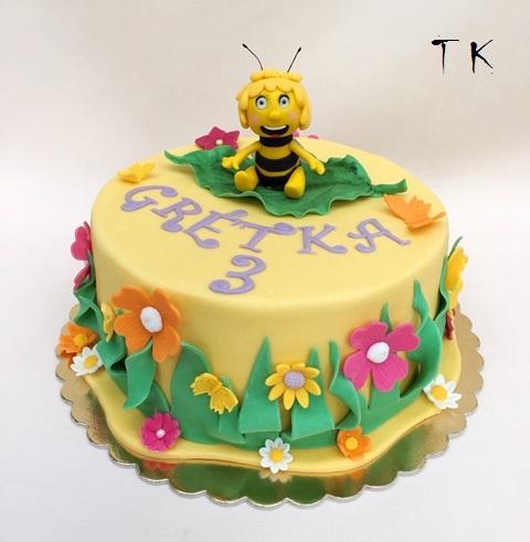 včielka Maja, torta, Rozprávkové torty, TORTY Klaudia, 1
