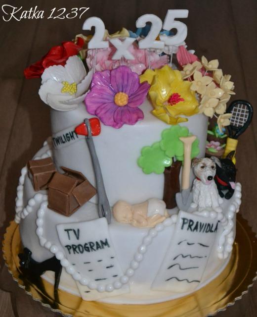 narodeninová k 50tke, torta, Narodeninové torty, katka1237, 1