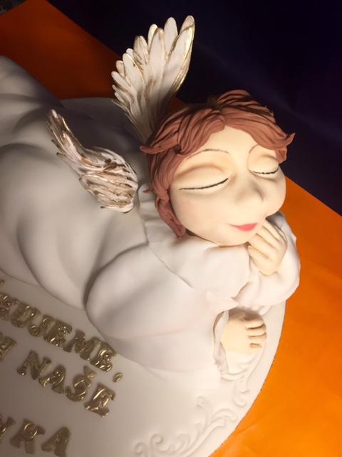 Anděl, torta, Netradičné torty, ajsanek, 2