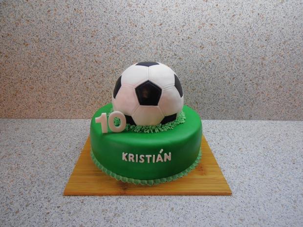 s futbalovou loptou, torta, Športové torty, nmiriam, 1