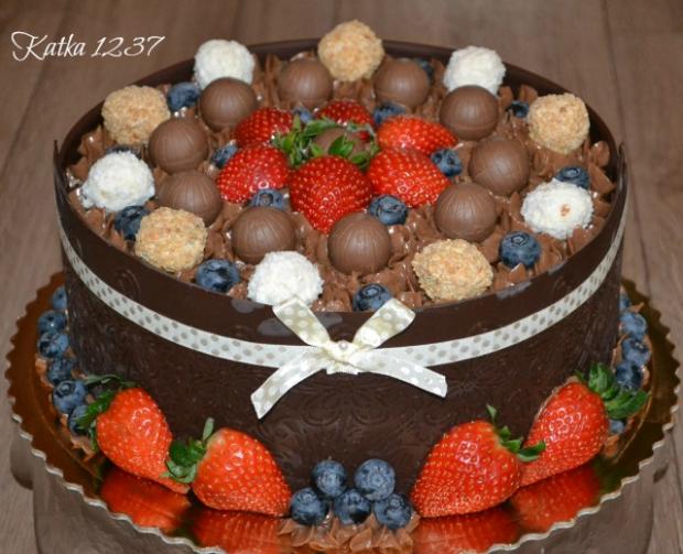 čokoládovo-ovocná, torta, Čokoládové torty, katka1237, 1