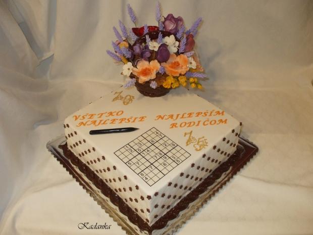 Darček pre dvoch k výročiu, torta, Narodeninové torty Darček pre dvoch k výročiu, torta, Narodeninové torty, Kadanka, 1