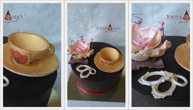 Čokoládová s maľovanou šálkou, torta, Čokoládové torty Čokoládová s maľovanou šálkou, torta, Čokoládové torty, Tortolandia.sk, 1