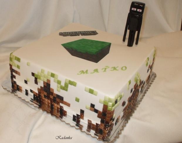 Minecraft, torta, Ostané torty pre deti, Kadanka, 1