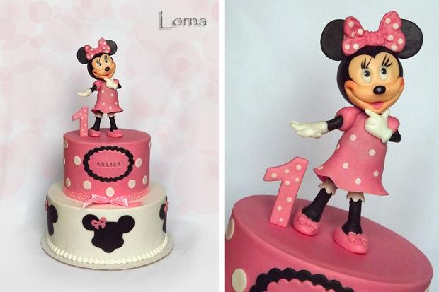 Minie Mouse.., torta, Rozprávkové torty, Lorna, 1