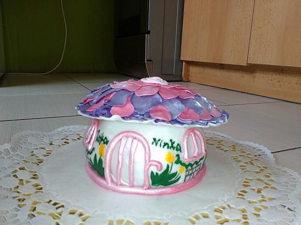 Domček pre Ninku , torta, Torty pre dievčatá, gongolka, 1