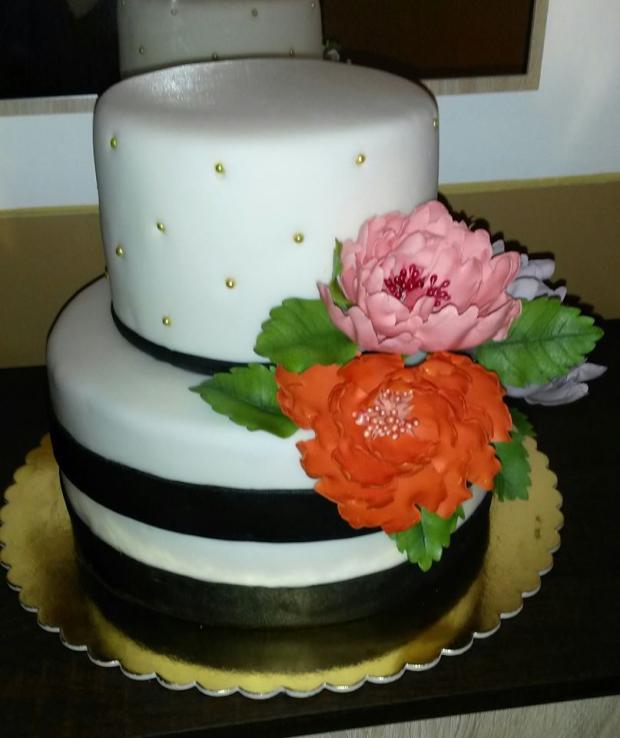 K okrúhlemu jubileu pre ženu, torta, Narodeninové torty K okrúhlemu jubileu pre ženu, torta, Narodeninové torty, AmikaH, 1