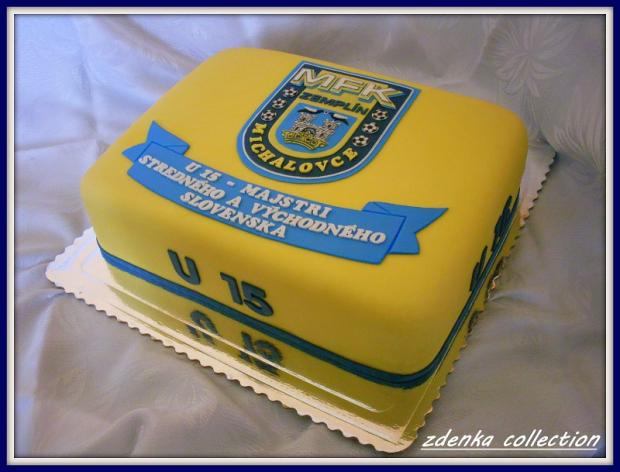 TORTA PRE FUTBALOVÝ KLUB MFK Zemplín juniori, torta, Športové torty, Zdenka.MI, 1