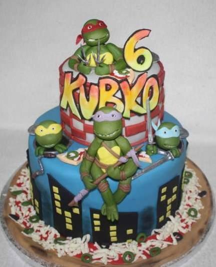 Ninja korytnačky, torta, Rozprávkové torty Ninja korytnačky, torta, Rozprávkové torty, stanula, 1