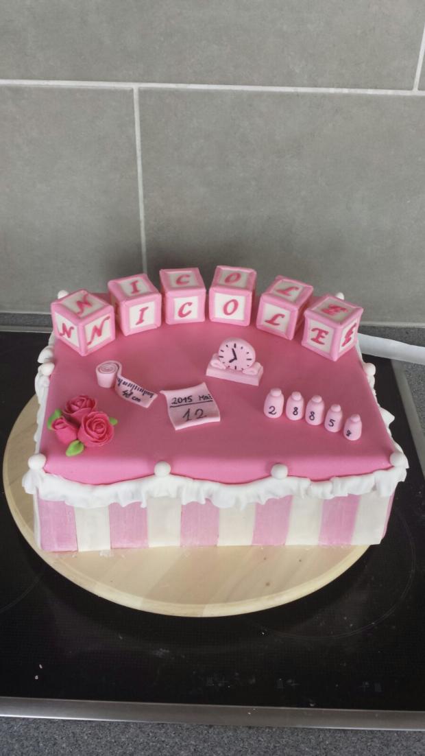ružová na krstiny, torta, Torty na krstiny ružová na krstiny, torta, Torty na krstiny, Hrozienko, 1