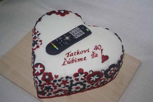 Srdiečko s ovládačom, torta, Narodeninové torty Srdiečko s ovládačom, torta, Narodeninové torty, stanula, 1