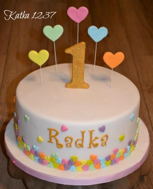 Narodeninová k 1.rôčku, torta, Ostané torty pre deti, katka1237, 1