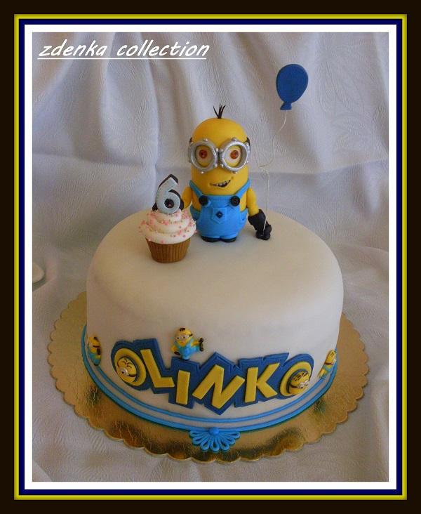 TORTA DETSKÁ S MIMOŇOM, torta, Rozprávkové torty, Zdenka.MI, 1