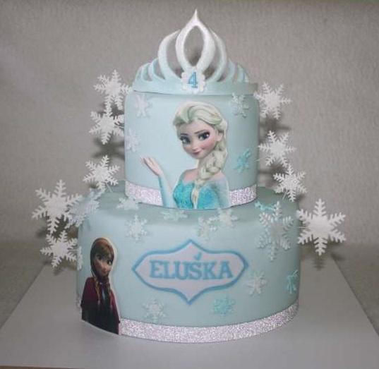 Ľadové kráľovstvo, torta, Rozprávkové torty, stanula, 1