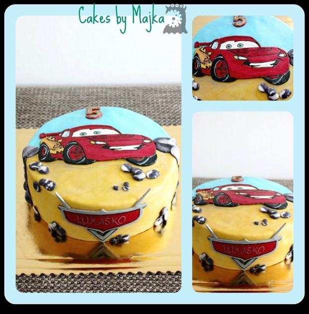 Mc Queen, torta, Torty autíčka, vláčiky Mc Queen, torta, Torty autíčka, vláčiky, Torty od Majky, 2