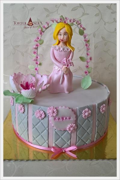 Princezná v ružovom, torta, Torty pre dievčatá Princezná v ružovom, torta, Torty pre dievčatá, Tortolandia.sk, 2
