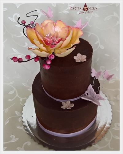 Na krídlach motýlich v ganache verzii, torta, Čokoládové torty Na krídlach motýlich v ganache verzii, torta, Čokoládové torty, Tortolandia.sk, 2