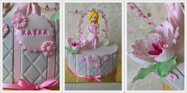 Princezná v ružovom, torta, Torty pre dievčatá Princezná v ružovom, torta, Torty pre dievčatá, Tortolandia.sk, 1
