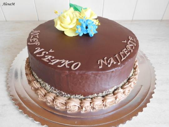 Jozefovi na meniny, torta, Čokoládové torty, AlenaM, 1