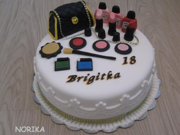 Sminky na18., torta, Narodeninové torty, norika, 1
