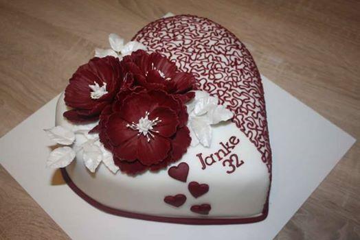 Srdiečko, torta, Narodeninové torty Srdiečko, torta, Narodeninové torty, stanula, 1