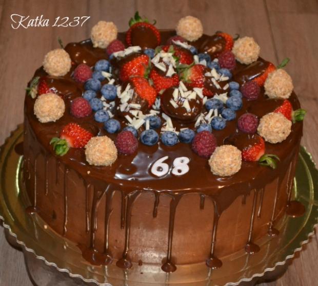 čokoládovo-ovocná, torta, Čokoládové torty, katka1237, 1