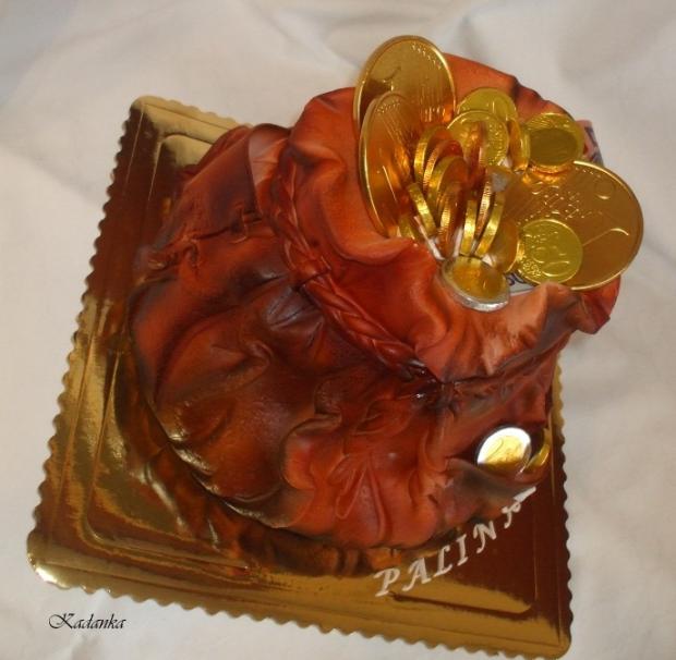 Mešec peňazí, torta, Narodeninové torty Mešec peňazí, torta, Narodeninové torty, Kadanka, 1