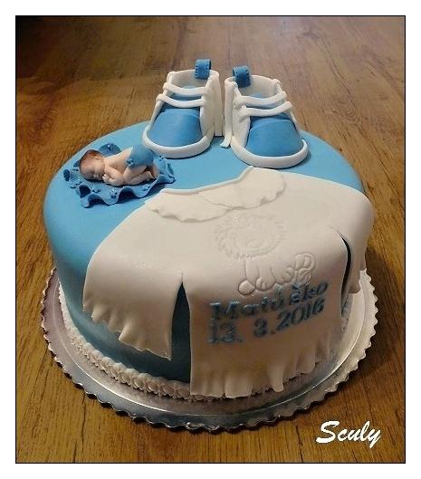 Krstiny, torta, Torty na cirkevné sviatky Krstiny, torta, Torty na cirkevné sviatky, Sculy, 1