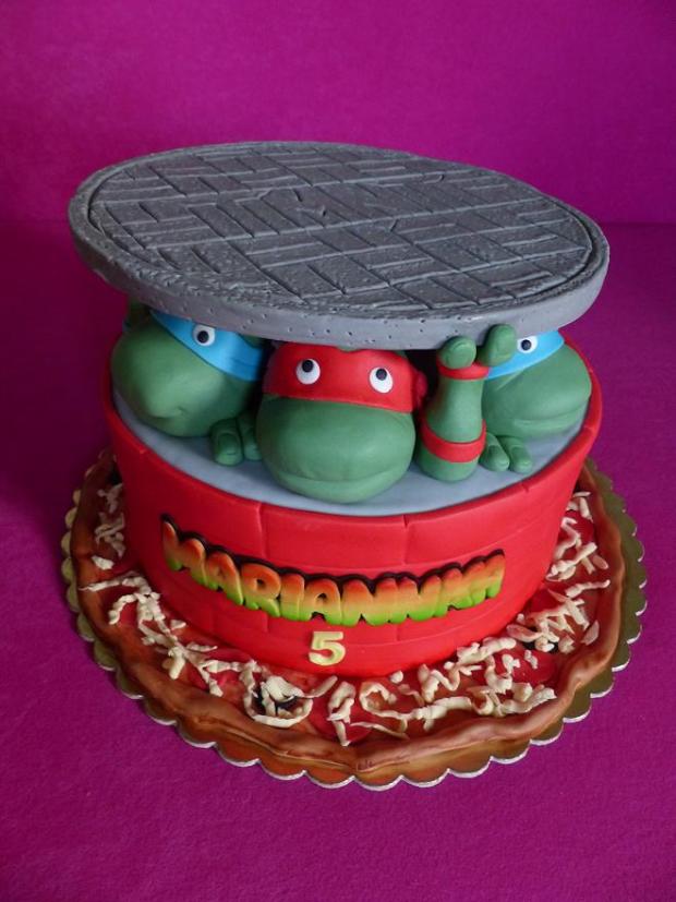 Ninja korytnačky, torta, Rozprávkové torty Ninja korytnačky, torta, Rozprávkové torty, Anna Š., 1